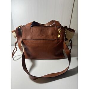 Brown Leather Shoulder Bag